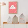 Boîte Gigogne Maison Fille - lot de 3 -Carton