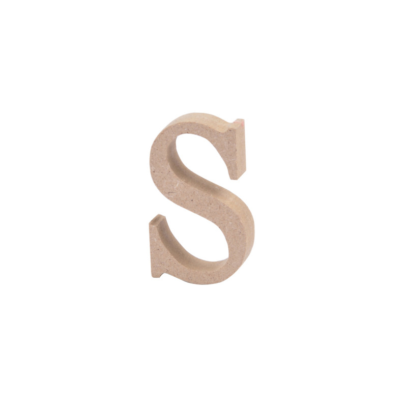 LETTRE MEDIUM BOIS S CRÉATIF