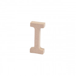 LETTRE MEDIUM EN BOIS I 5x5x1cm