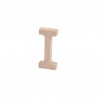 LETTRE MEDIUM BOIS I 5X5X1CM