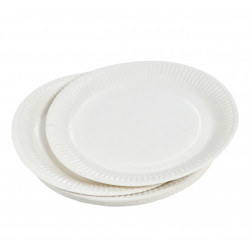 ASSIETTES BLANC X20 D23CM EN CARTON SANS