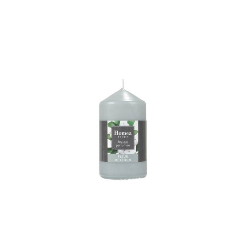 BOUGIE PILIER FLEUR DE COTON D6XH11CM