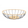 PANIERE A FRUITS METAL NATUREL 30CM