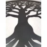 ARBRE DE VIE MURAL MÉTAL NOIR D40cm ARBRE DE VIE MURAL MÉTAL NOIR D40cm