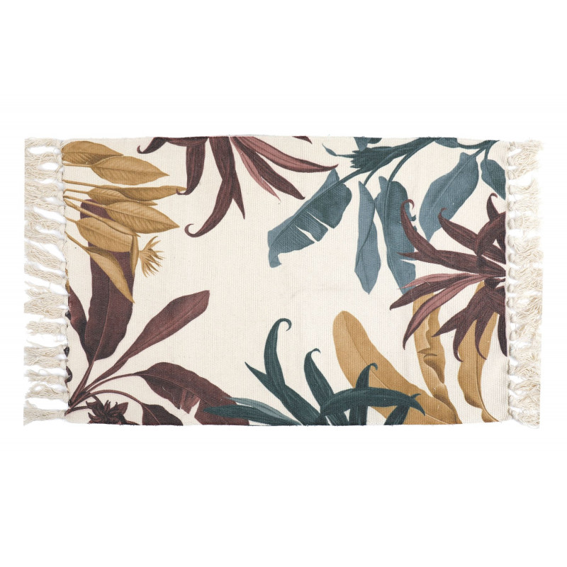TAPIS MOTIF PALMIER 60X90CM TAPIS MOTIF PALMIER 60X90CM