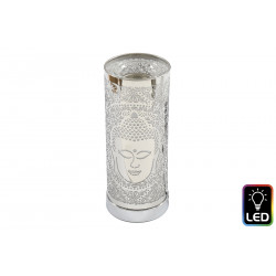 DIFFUSEUR LUMINEUX BOUDDHA ARGENT