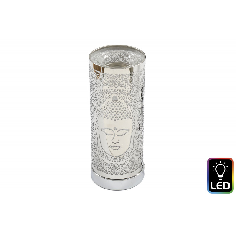 DIFFUSEUR LUMINEUX BOUDDHA ARGENT
