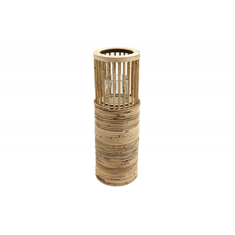 PHOTOPHORE ROTIN D19x55cm