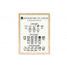 CADRE BUANDERIE ENTRETIEN DU LINGE 30X40