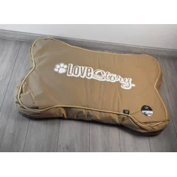 COUSSIN OS BEIGE FAT DOG L100cm