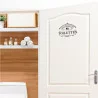 STICKER PORTE "TOILETTES" PETIT COIN DE PARADIS STICKER PORTE "TOILETTES" PETIT COIN DE PARADIS