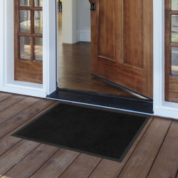 Tapis Telio noir 50x80cm anti-poussière