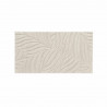 Tapis Ankara 60x110cm écru uni en relief