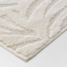 Tapis Ankara 60x110cm écru uni en relief
