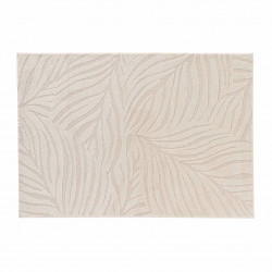 Tapis Ankara 120x170cm écru uni en relief