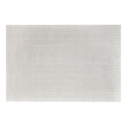 TAPIS GEODE NATUREL 140x200CM VISCOSE RE
