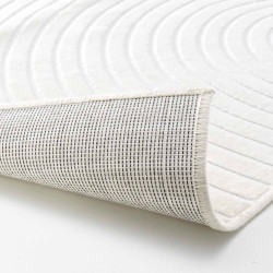 TAPIS GEODE NATUREL 140x200CM VISCOSE RE