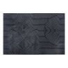 TAPIS GEODE ANTHRACITE 140x200CM VISCOSE