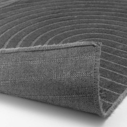 TAPIS GEODE ANTHRACITE 140x200CM VISCOSE
