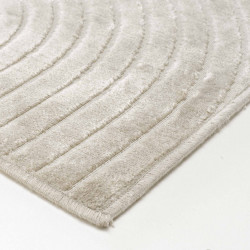 TAPIS GEODE GRIS 140x200CM VISCOSE RELIE