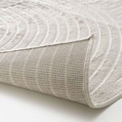 TAPIS GEODE GRIS 140x200CM VISCOSE RELIE