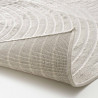 TAPIS GEODE GRIS 140x200CM VISCOSE RELIE
