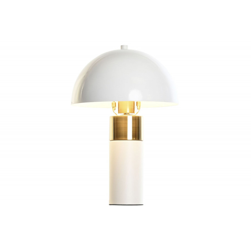 LAMPE MÉTAL CHAMPIGNON BLANC 24X24X36cm LAMPE MÉTAL CHAMPIGNON BLANC 24X24X36cm