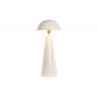 LAMPE MÉtAL CHAMPIGNON LAQUÉ BLANC 31X31
