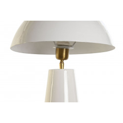 LAMPE MÉtAL CHAMPIGNON LAQUÉ BLANC 31X31