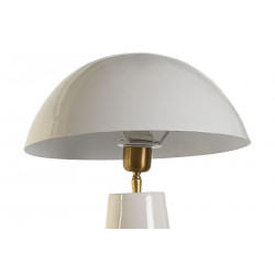 LAMPE MÉtAL CHAMPIGNON LAQUÉ BLANC 31X31