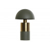 Lampe métal champignon vert jade D20xH33cm