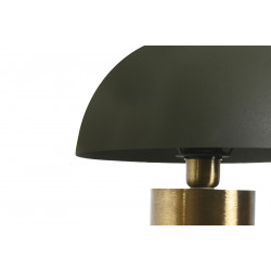 Lampe métal champignon vert jade D20xH33cm