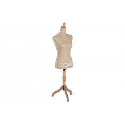 Buste mannequin Home polyester et bois mdf 37x22.5x160cm