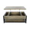 TABLE BASSE HAMPTON 116X74X44CM PLATEAU