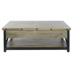 TABLE BASSE HAMPTON 116X74X44CM PLATEAU