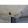 TABLE BASSE HAMPTON 116X74X44CM PLATEAU TABLE BASSE HAMPTON 116X74X44CM PLATEAU