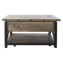 TABLE BASSE HAMPTON 116X74X44CM PLATEAU