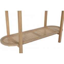 CONSOLE SELMA ROTIN 100X38X78CM ARRONDIT