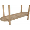 CONSOLE SELMA ROTIN 100X38X78CM ARRONDIT