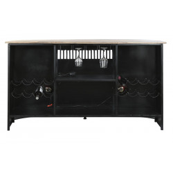 BAR EN MANGUIER ESPRIT COMBI 157X52X90CM