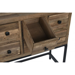 CONSOLE APOTHICAIRE EN BOIS RECYCLÉ 120