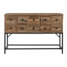 CONSOLE APOTHICAIRE EN BOIS RECYCLÉ 120