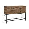 CONSOLE APOTHICAIRE EN BOIS RECYCLÉ 120 CONSOLE APOTHICAIRE EN BOIS RECYCLÉ 120