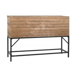 CONSOLE APOTHICAIRE EN BOIS RECYCLÉ 120