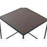 SET 2 TABLES CARRE EFFET BOIS 40X40X40CM SET 2 TABLES CARRE EFFET BOIS 40X40X40CM