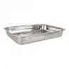 PLATEAU RECTANGLE SPÉCIAL GRILLADE EN MÉTAL 40cm