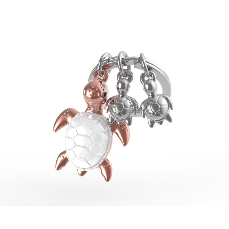 Porte-clés Tortue et ses 2 petits