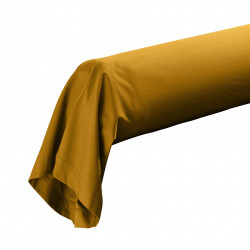 TAIE DE TRAVERSIN 85x185CM PERCAL CURRY