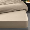 DRAP HOUSSE 180x200CM PERCALINE SABLE
