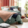 PARURE ANGELIA SAUGE 260x240CM GAZE COT